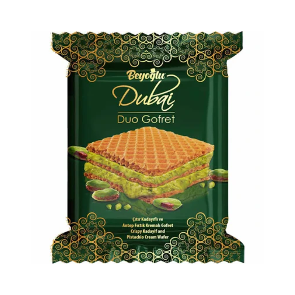 Beyoglu Dubai Duo Wafer Pistachio 24 x 30g