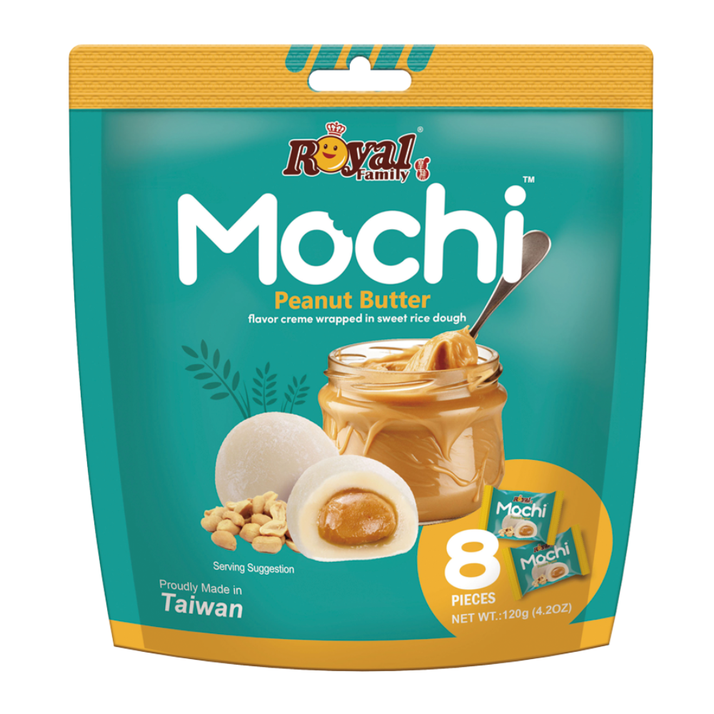 Royal Family Mochi Peanut Butter 12 x 120g