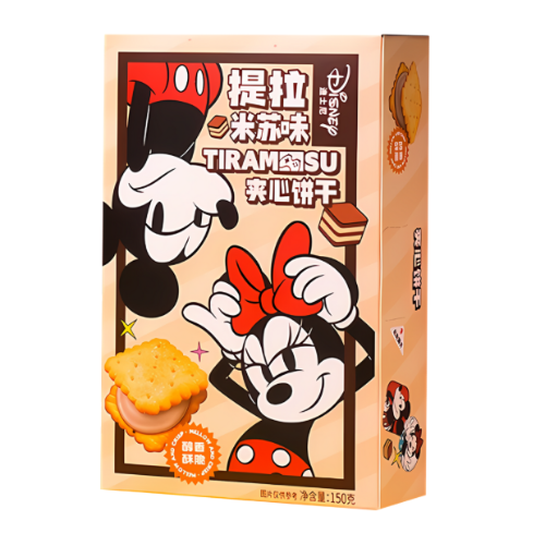 Binqi Disney Tiramisu Sandwich Biscuits 24 x 150g