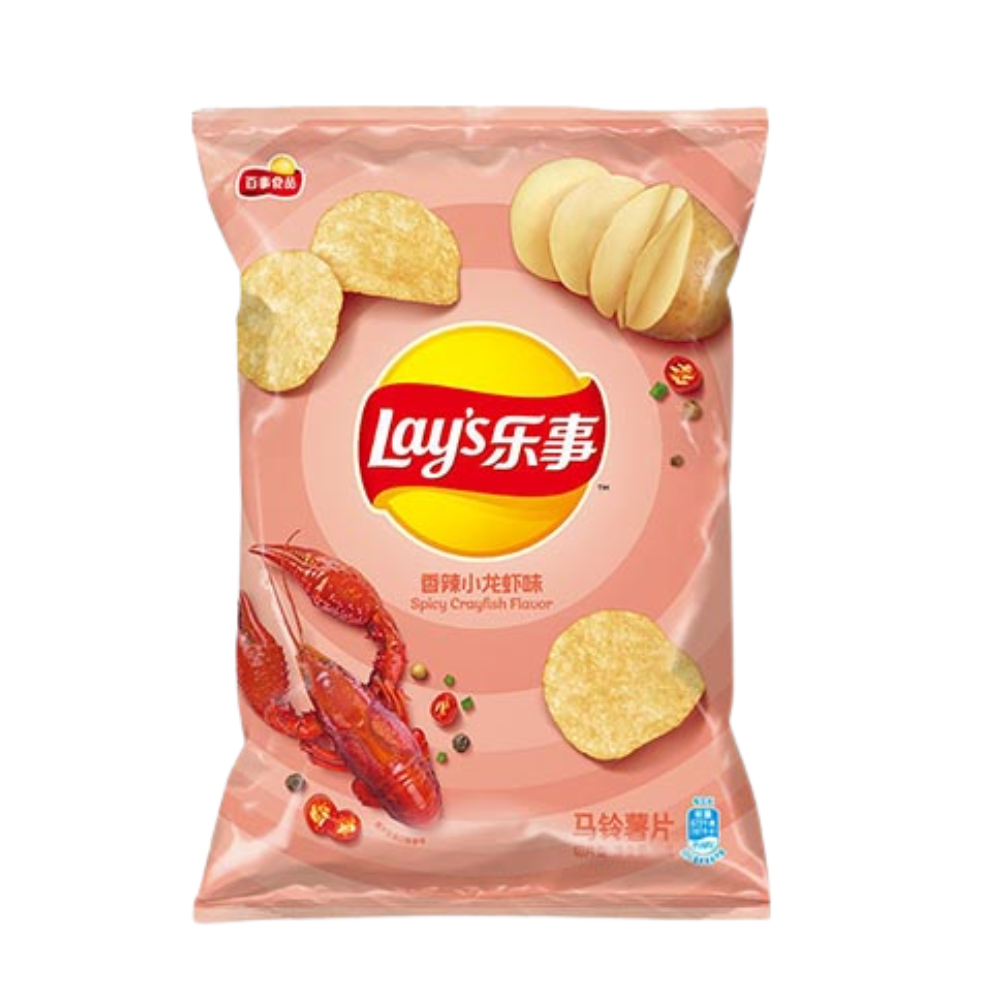 Lay's Spicy Crayfish Flavor 22 x 70g DDM 2026-07