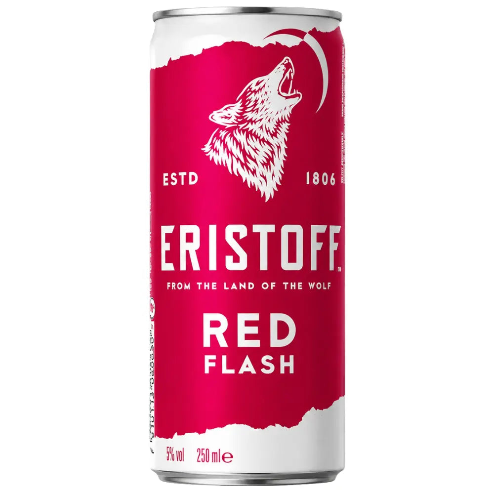 Eristoff Red Flash Vodka & Soda with Sloe Berry Juice 5% Alcohol 24 x 250ml
