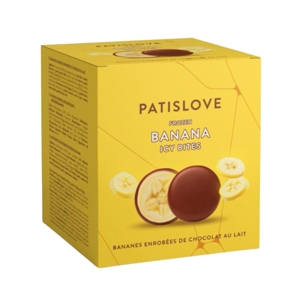 Patislove Frozen Milk & White Chocolate Banana 12 x 130g