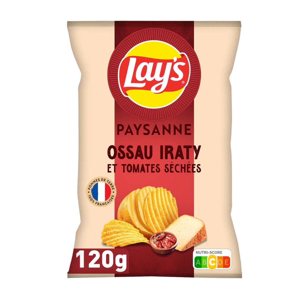 Lay’s Paysanne Ossau-Iraty & Sun-Dried Tomato 24 x 120g