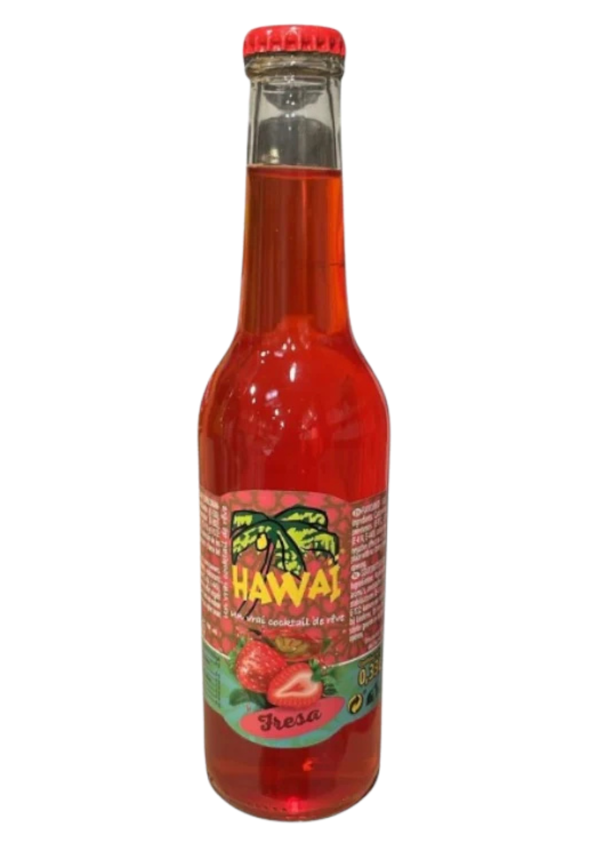 Hawaï Glass Bottle Strawberry 12 x 330ml