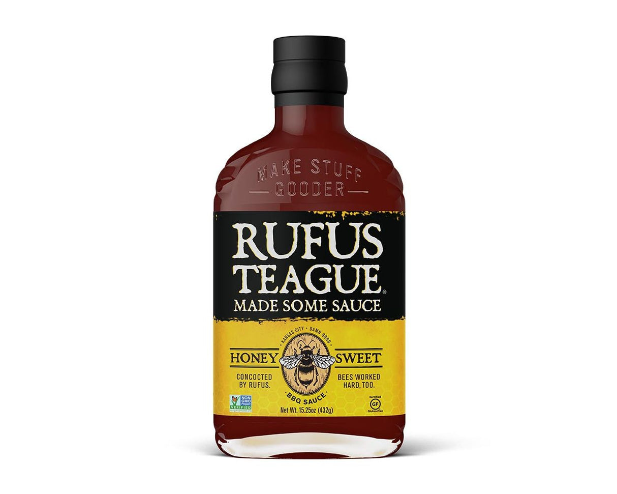 Rufus Teague BBQ Sauce Honey Sweet 6 x 432g