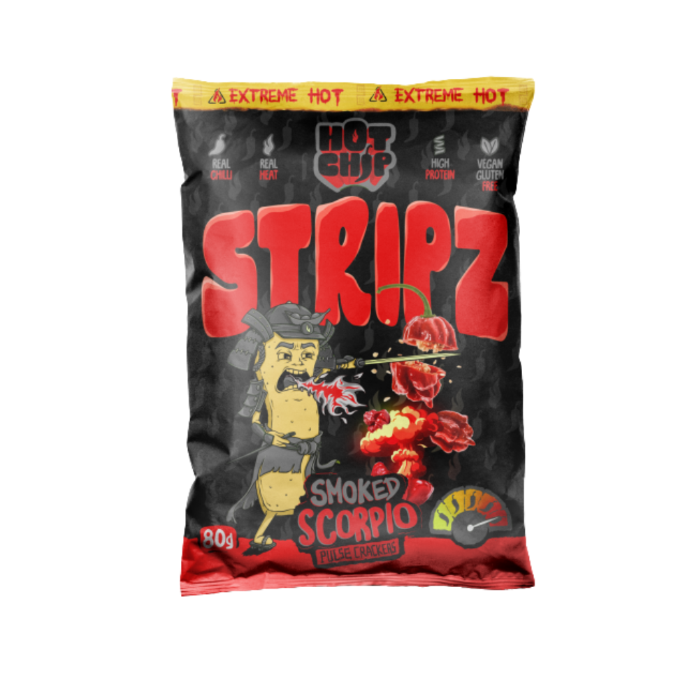Hot Chip Strips Smoked Scorpio 20 x 80g
