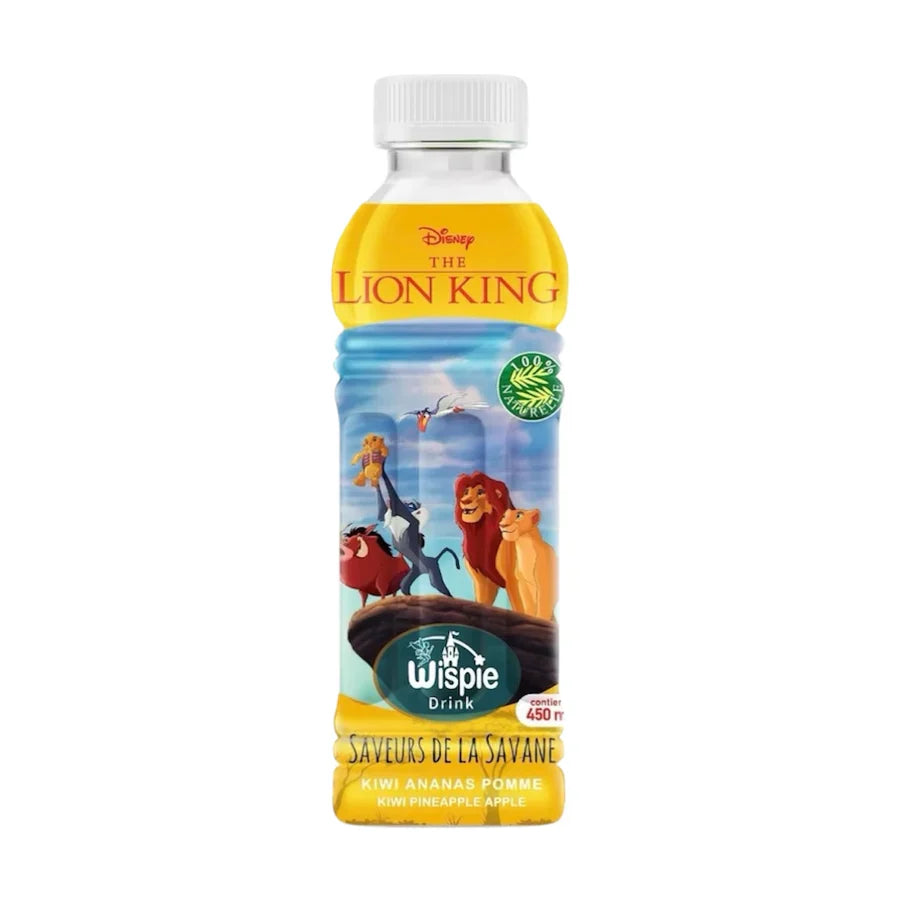 Disney Wispie Drink The Lion King Kiwi Pineapple & Apple 24 x 450ml