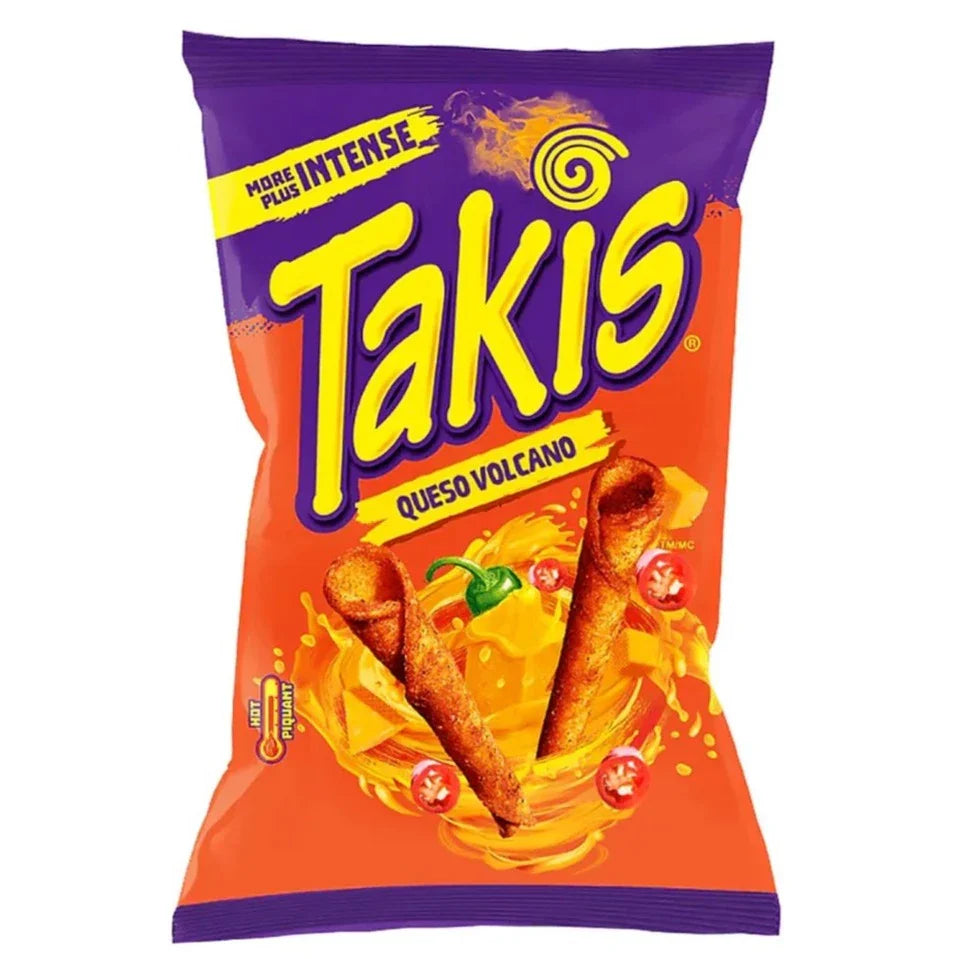 Takis Queso Volcano 18 x 100g DDM 2025-11
