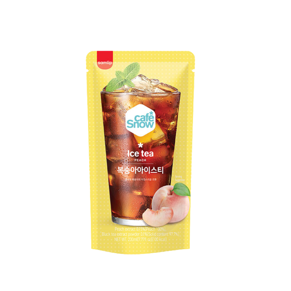 Samlip Café Snow Iced Tea Peach 10 x 230ml