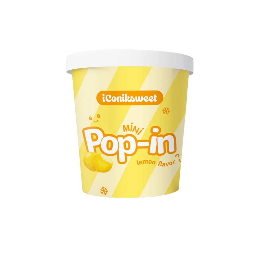 iConiksweet Pop In Trompe L'oeil Mini Lemon 12 x 150g