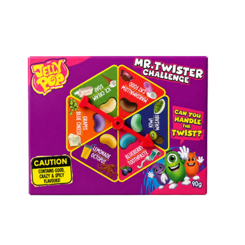 Hot Chip Jelly Pop Mr. Twister Challenge Box 8 x 90g