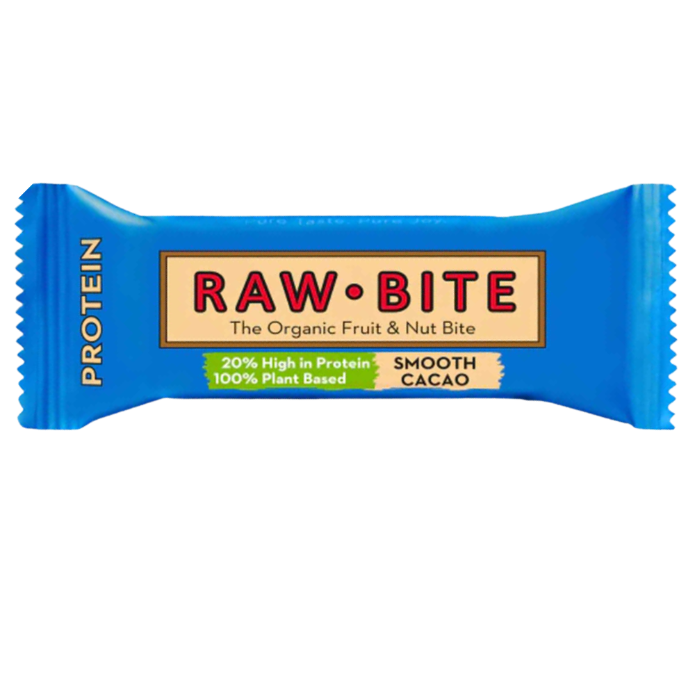 Rawbite Organic Protein Smooth Cacao 12 x 45g