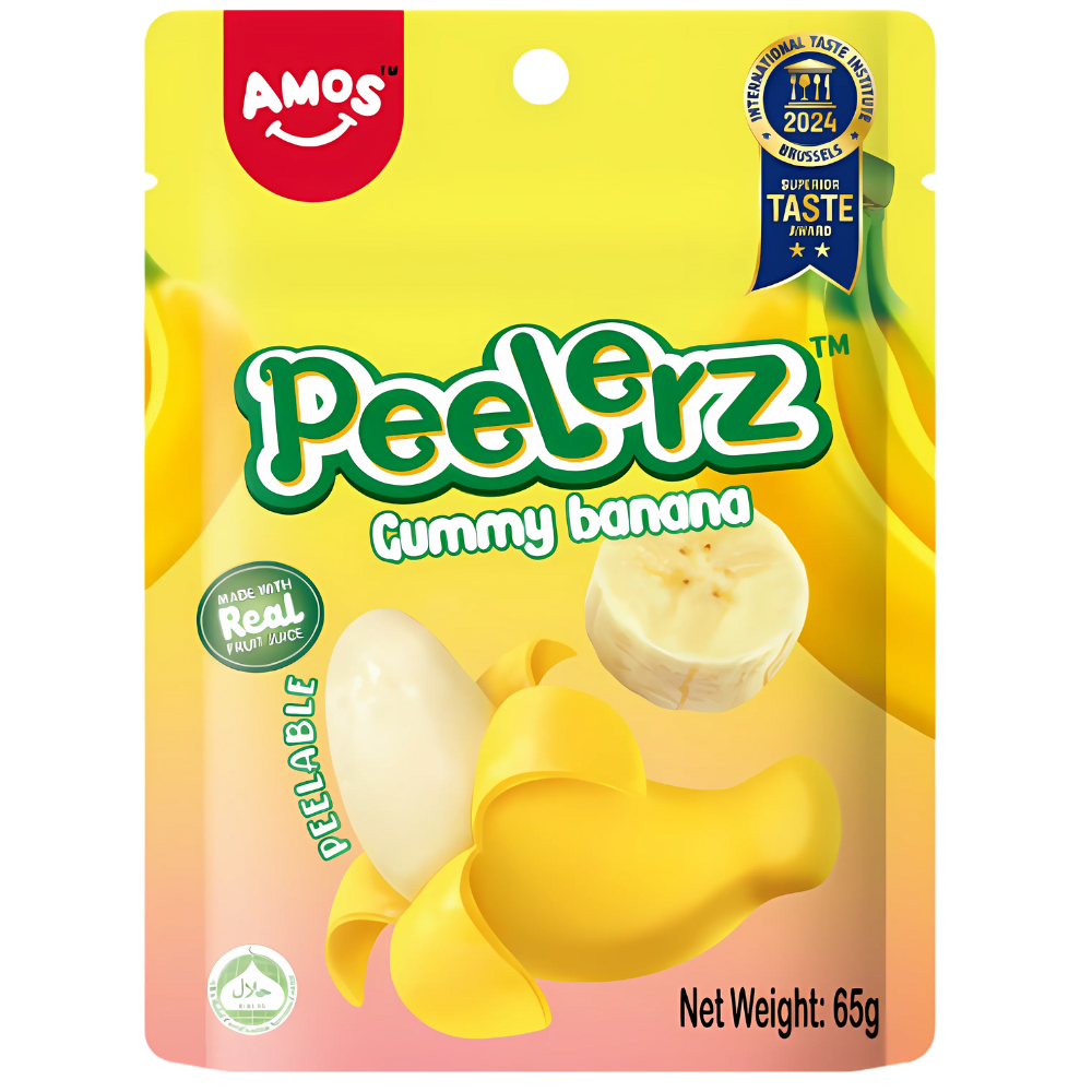Amos Peelerz Gummy Banana 24 x 65g
