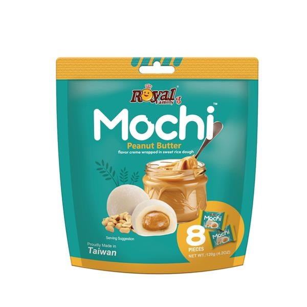 Royal Family Mochi Peanut Butter 12 x 180g DDM 2026-07