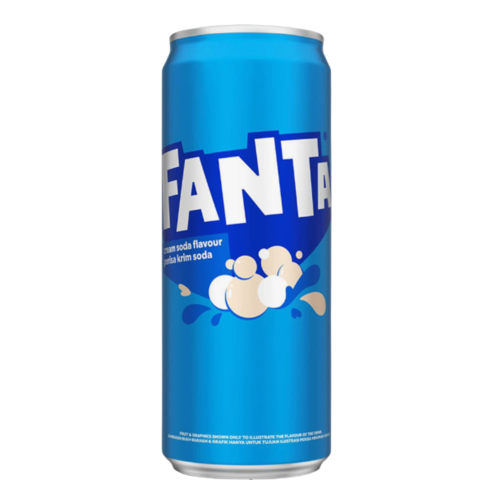 Fanta Cream Soda Fruit 12 x 320ml