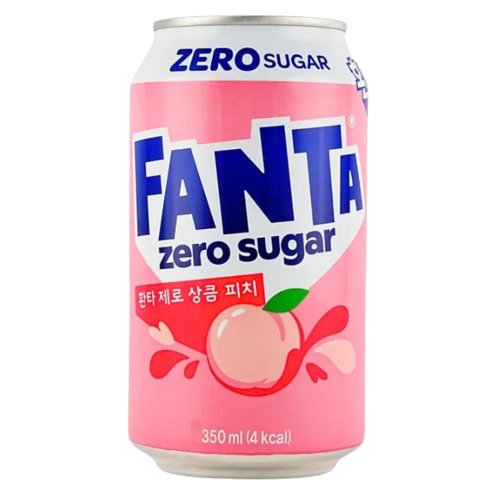 Fanta Korea Zero Sugar Peach 24 x 350ml