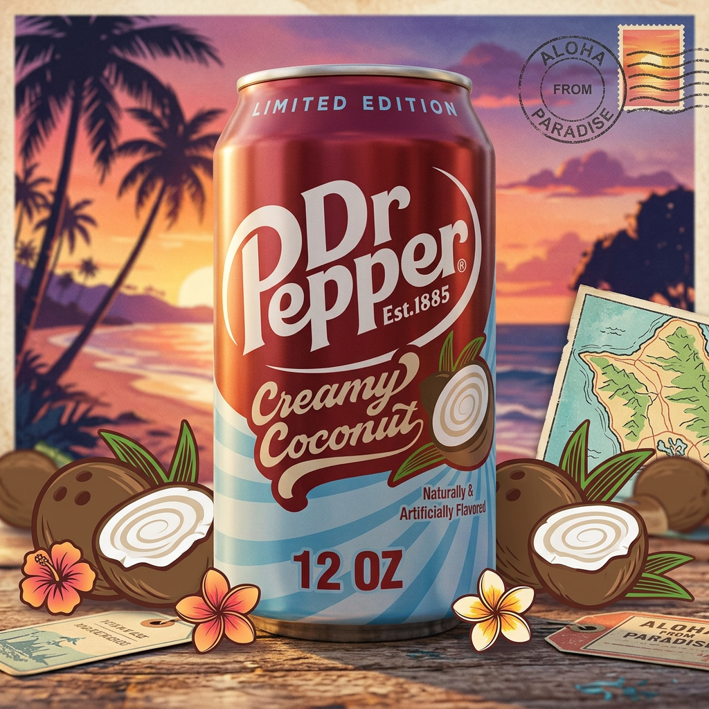Dr Pepper Creamy Coconut 12 x 355ml