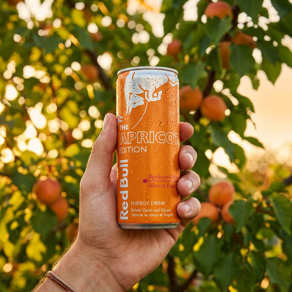 Red Bull Energy Drink The Apricot Edition Apricot & Strawberry 24 x 250ml