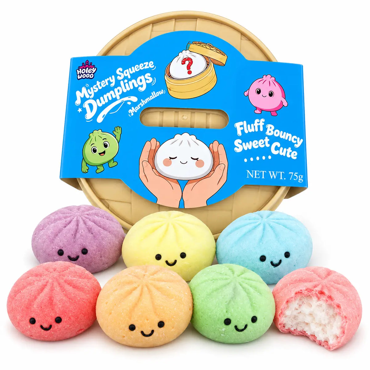 Squishy Mystery Dumpling Marshmallows 12 x 75g