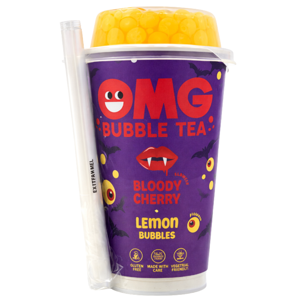 OMG Bubble Tea Cherry and Lemon 10 x 265ml