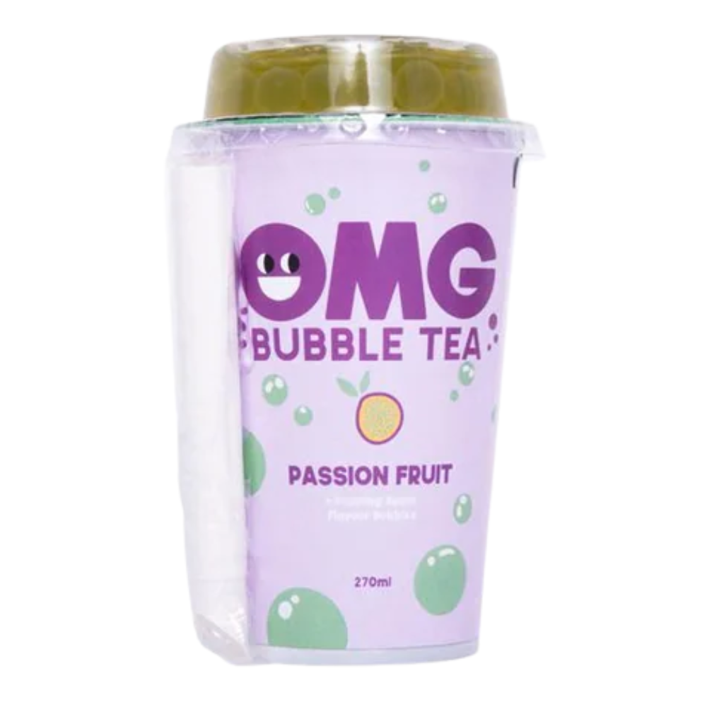 OMG Bubble Tea Passion Fruit Green Apple 10 x 270ml