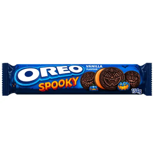 Oreo Roll Sandwich Cookies Spooky Vanilla 16 x 154g
