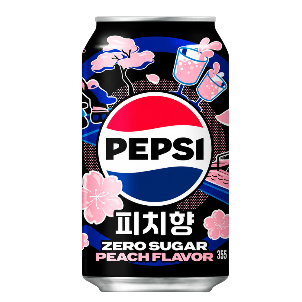 Pepsi Zero Sugar Peach 24 x 355ml
