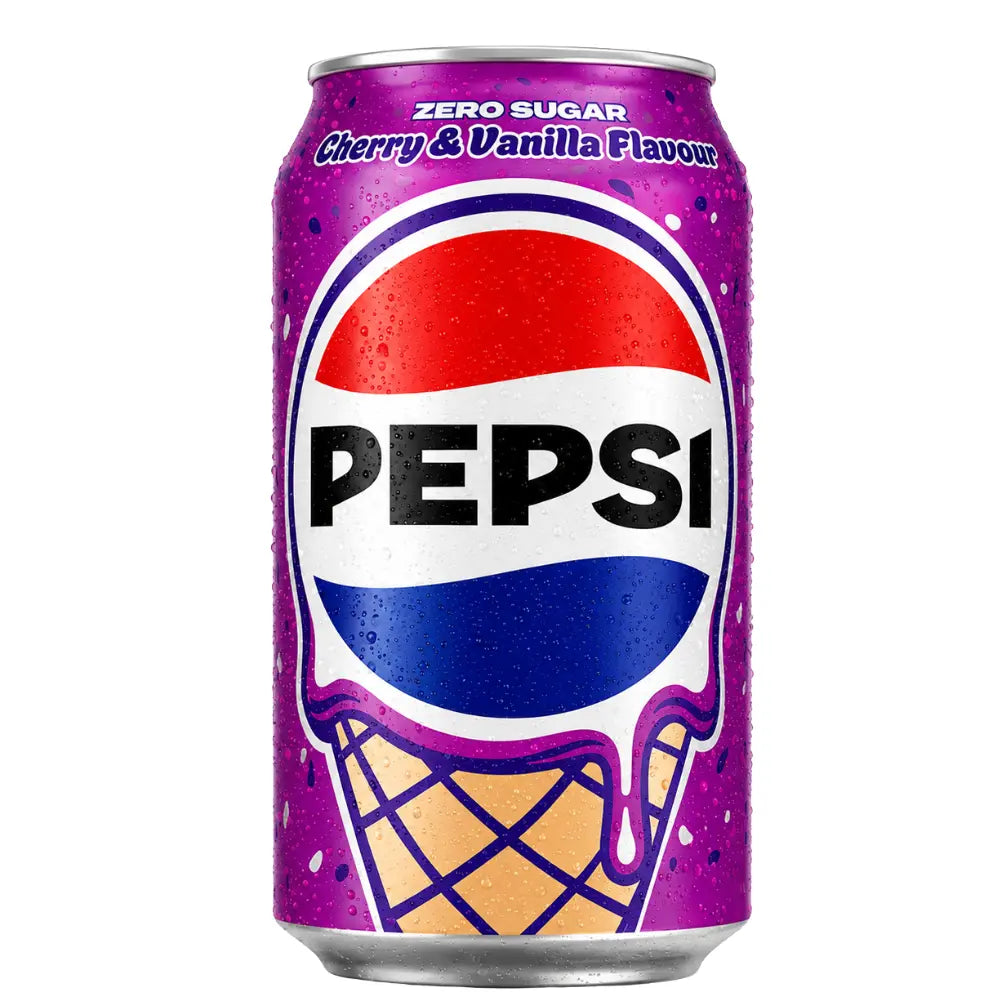 Pepsi Zero Sugar Cherry & Vanilla 24 x 330ml