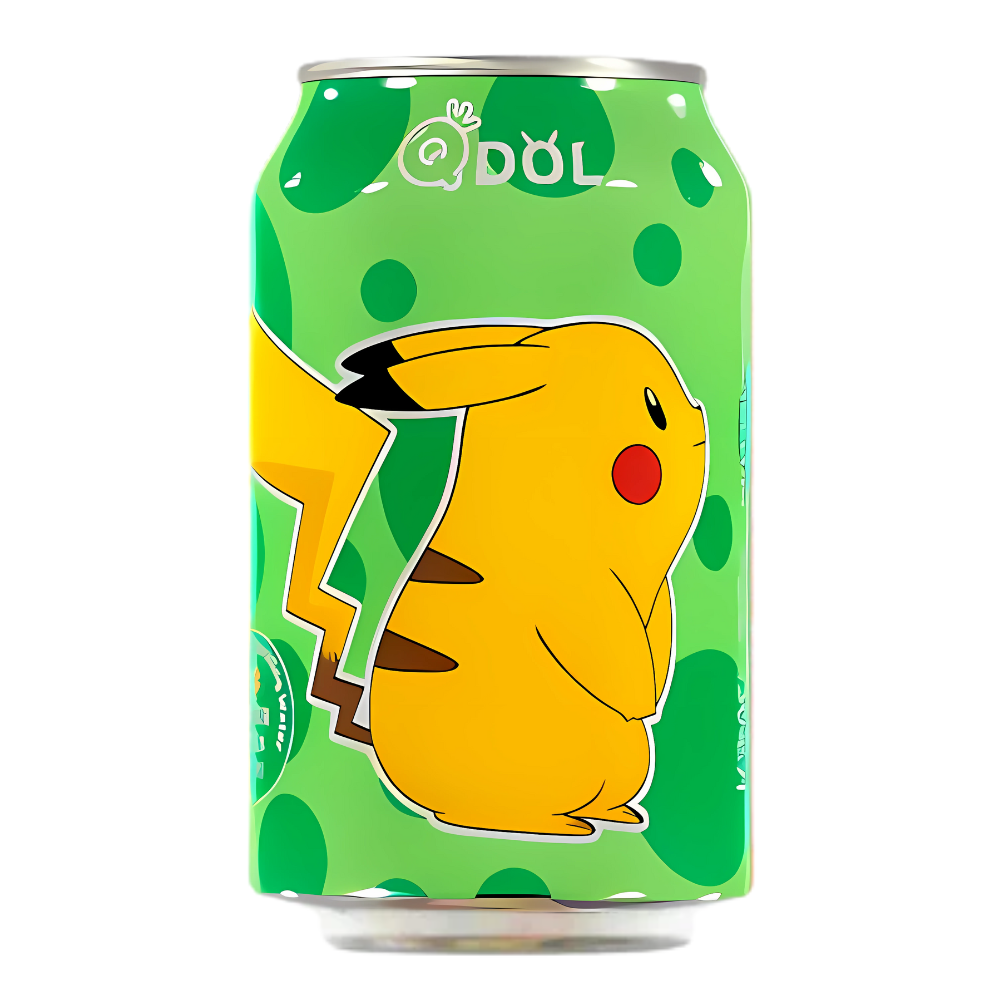 QDOL Pokemon Pikachu Sparking Water Lime 24 x 330ml DDM 2026-08
