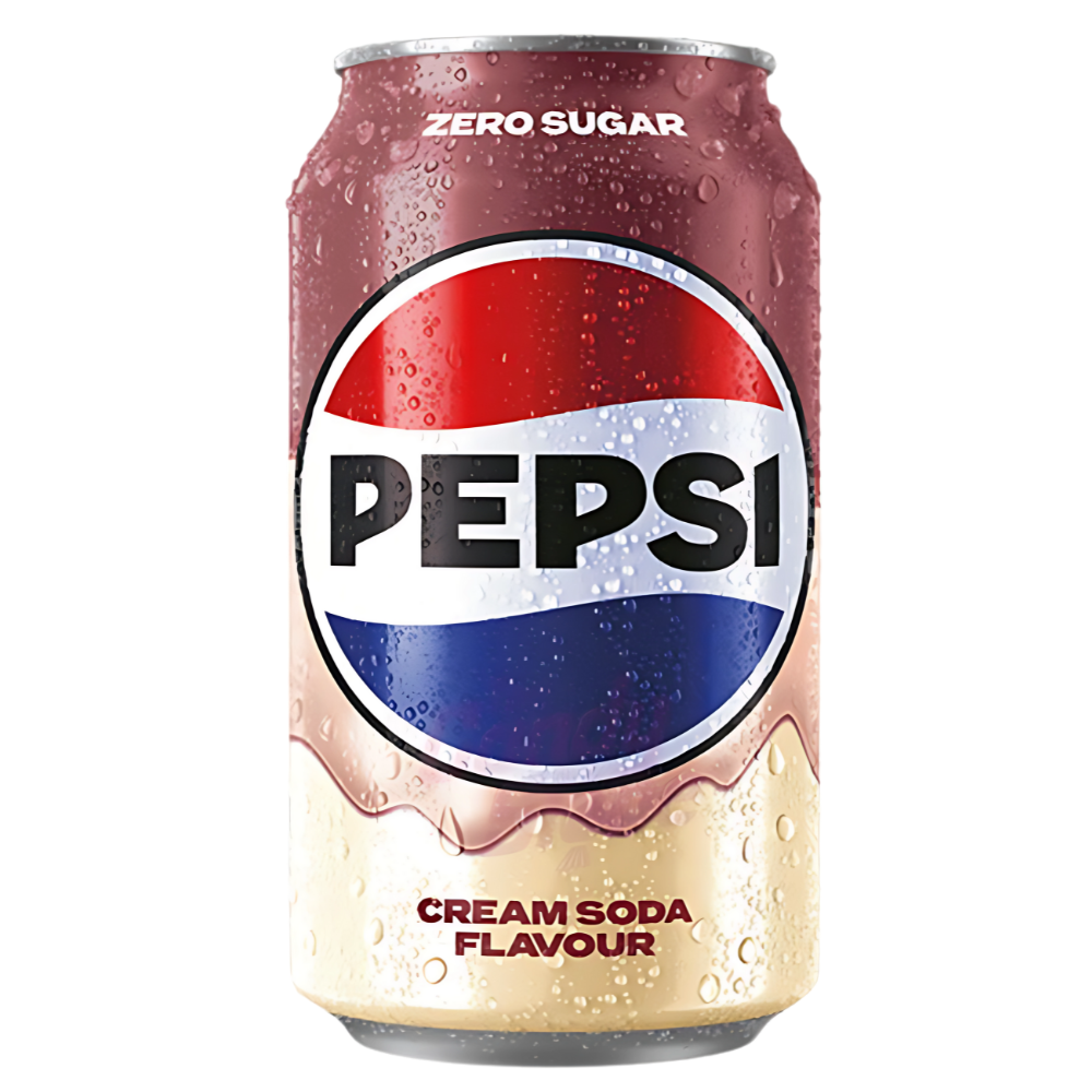 Pepsi Zero Sugar Cream Soda 24 x 330ml