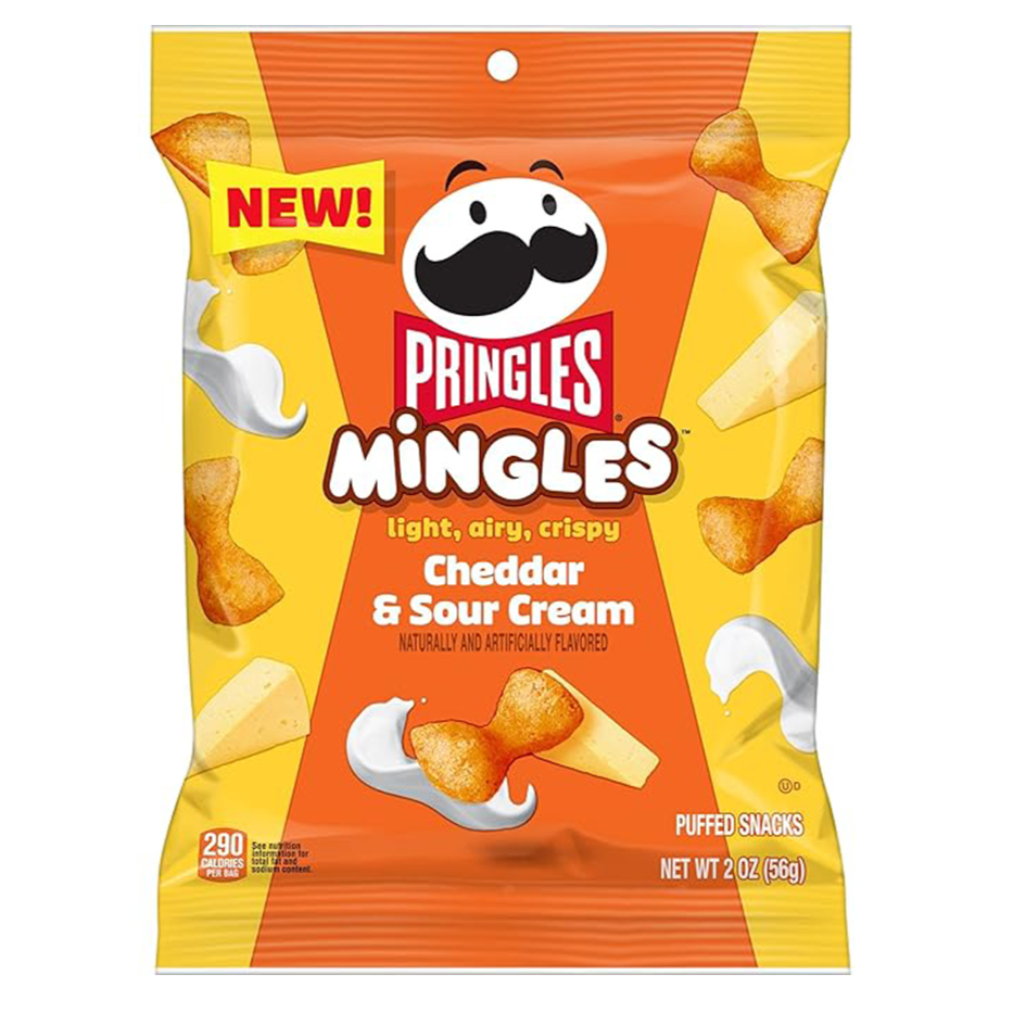 Pringles Mingles Cheddar & Sour Cream 6 x 56g