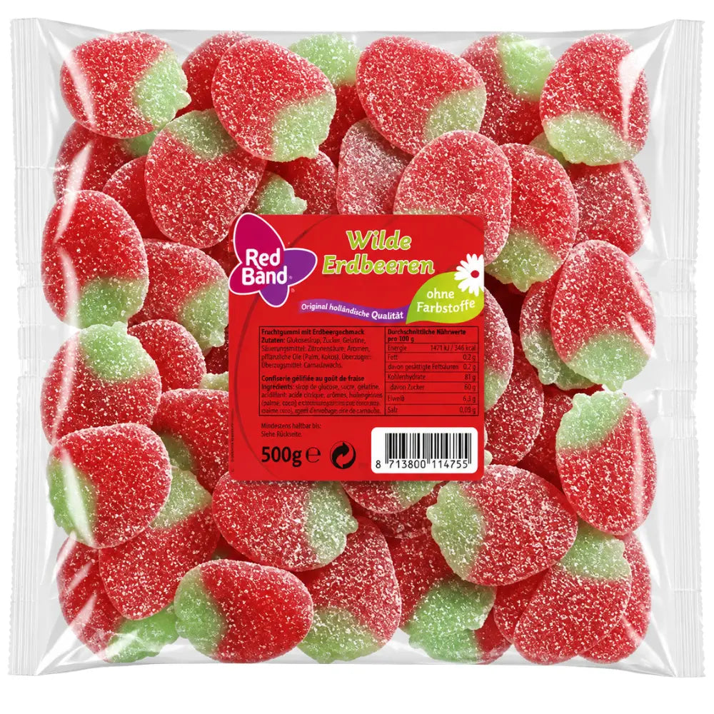 Red Band Sour Strawberry 1 x 500g DDM 2025-07