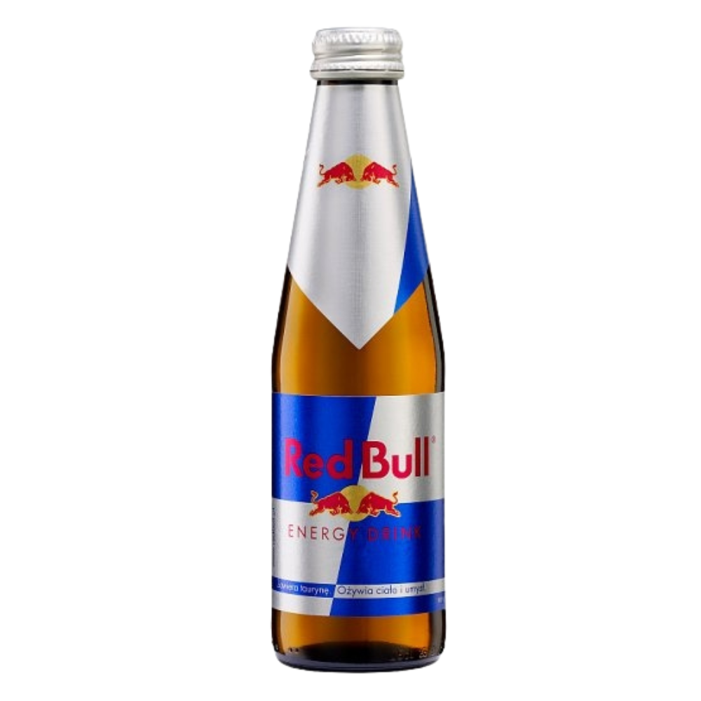 Red Bull Energy Drink Glass Bottle Original 24 x 250ml