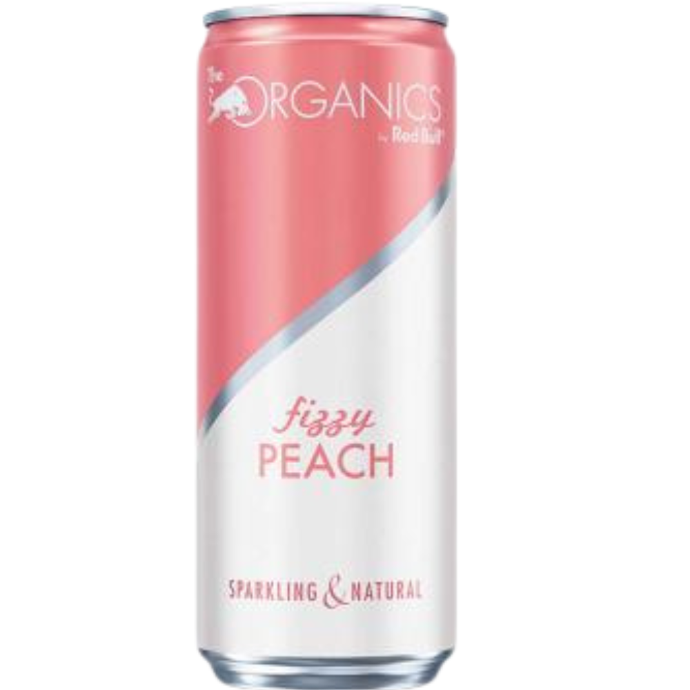Red Bull Organics Fizzy Peach 24 x 330ml
