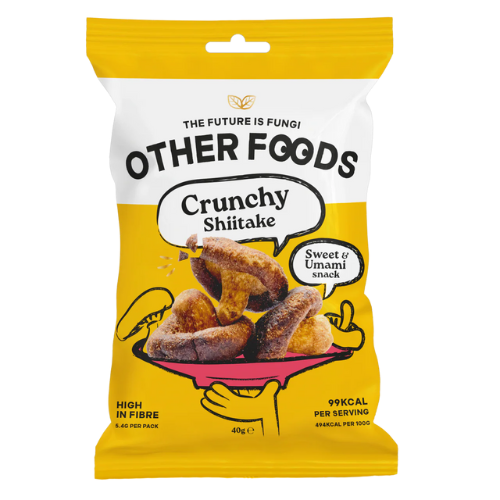 Other Foods Crunchy Shiitake Mushroom Chips Umami 6 x 40g