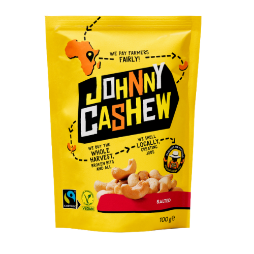 Johnny Cashew Salted 8 x 100g