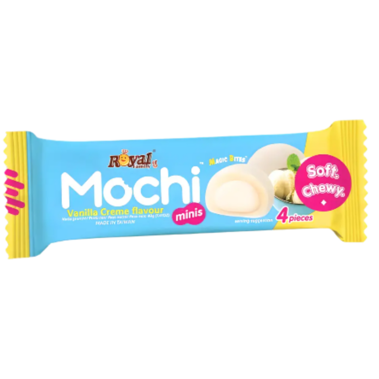 Royal Family Mochi Mini Vanilla Cream 12 x 40g