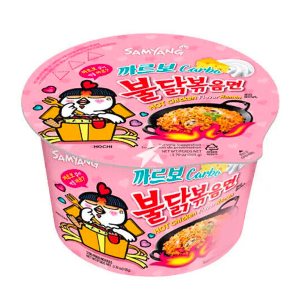 Samyang Ramen Bowl Hot Chicken Carbo 16 x 105g