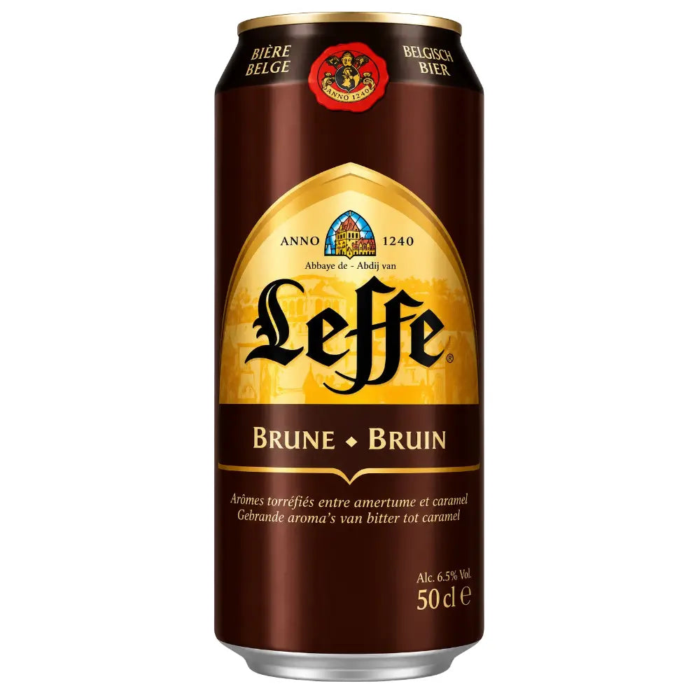 Leffe Brune Cans 6,5% Alcohol 24 x 500ml