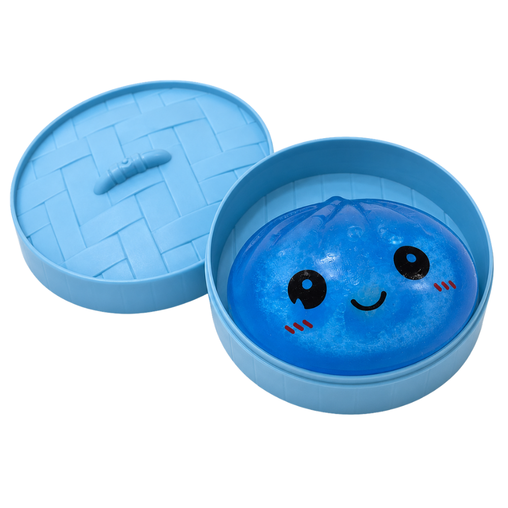 Squishy Bun Toy Blue Ocean M