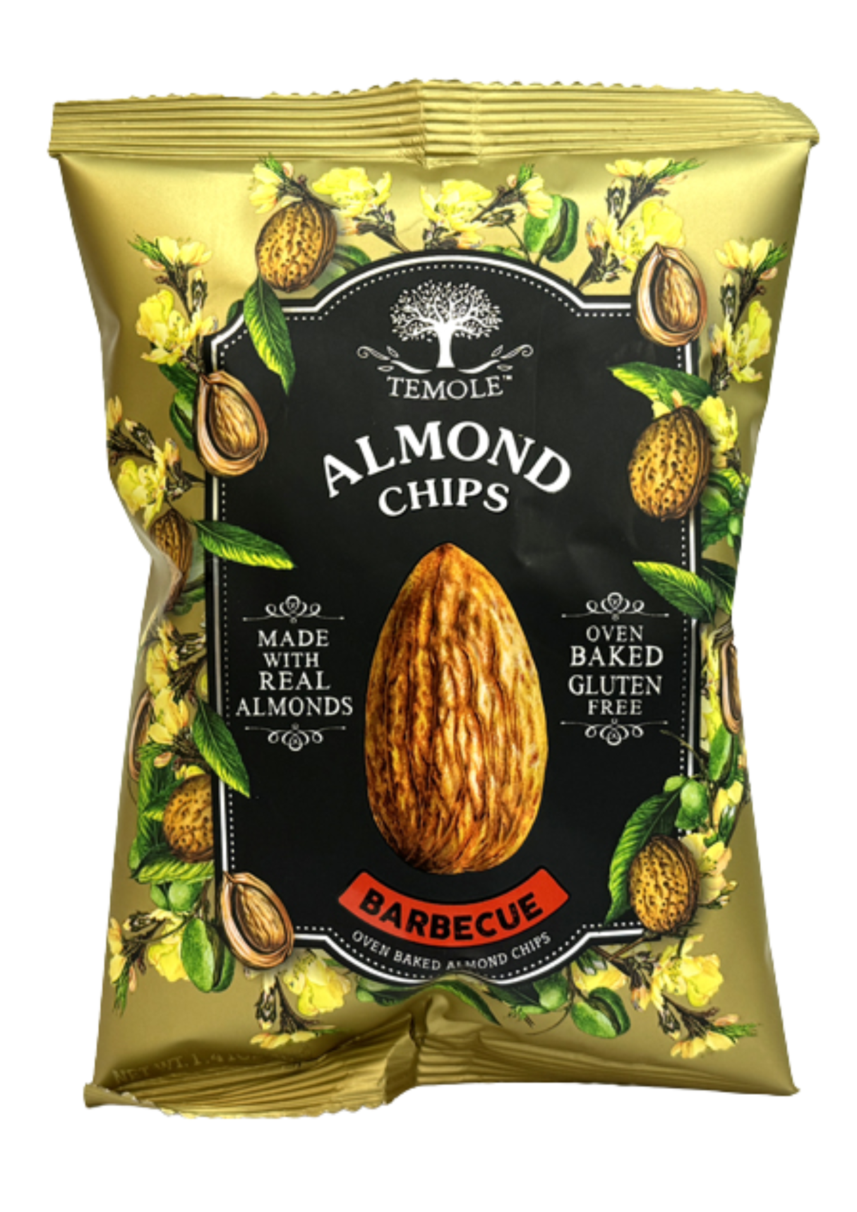 Temole Almond Chips Barbecue 24 x 40g