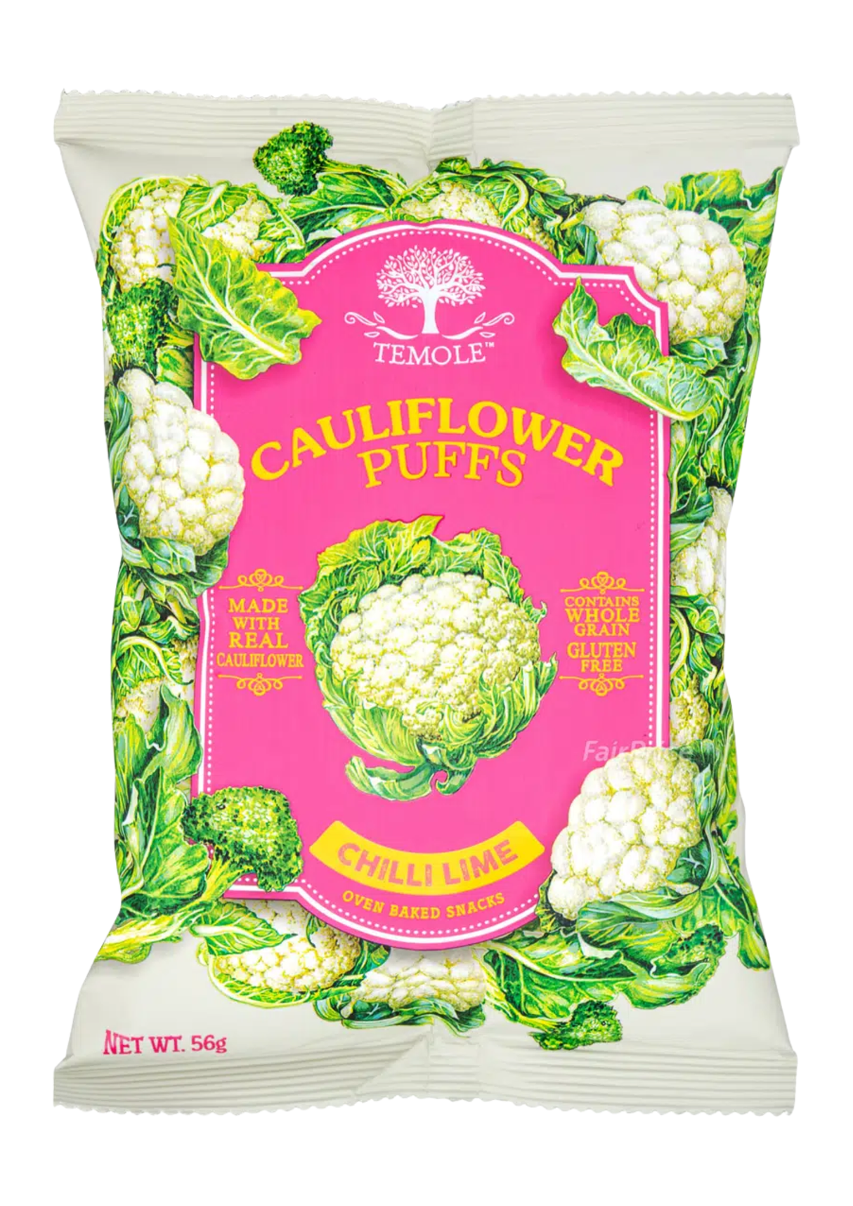 Temole Cauliflower Puffs Chili Lime 24 x 56g