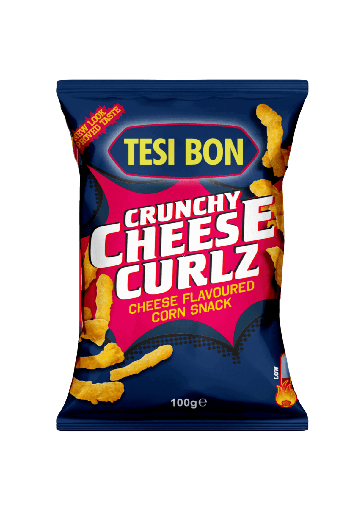 Tesi Bon Crunchy Cheese Curlz 14 x 100g