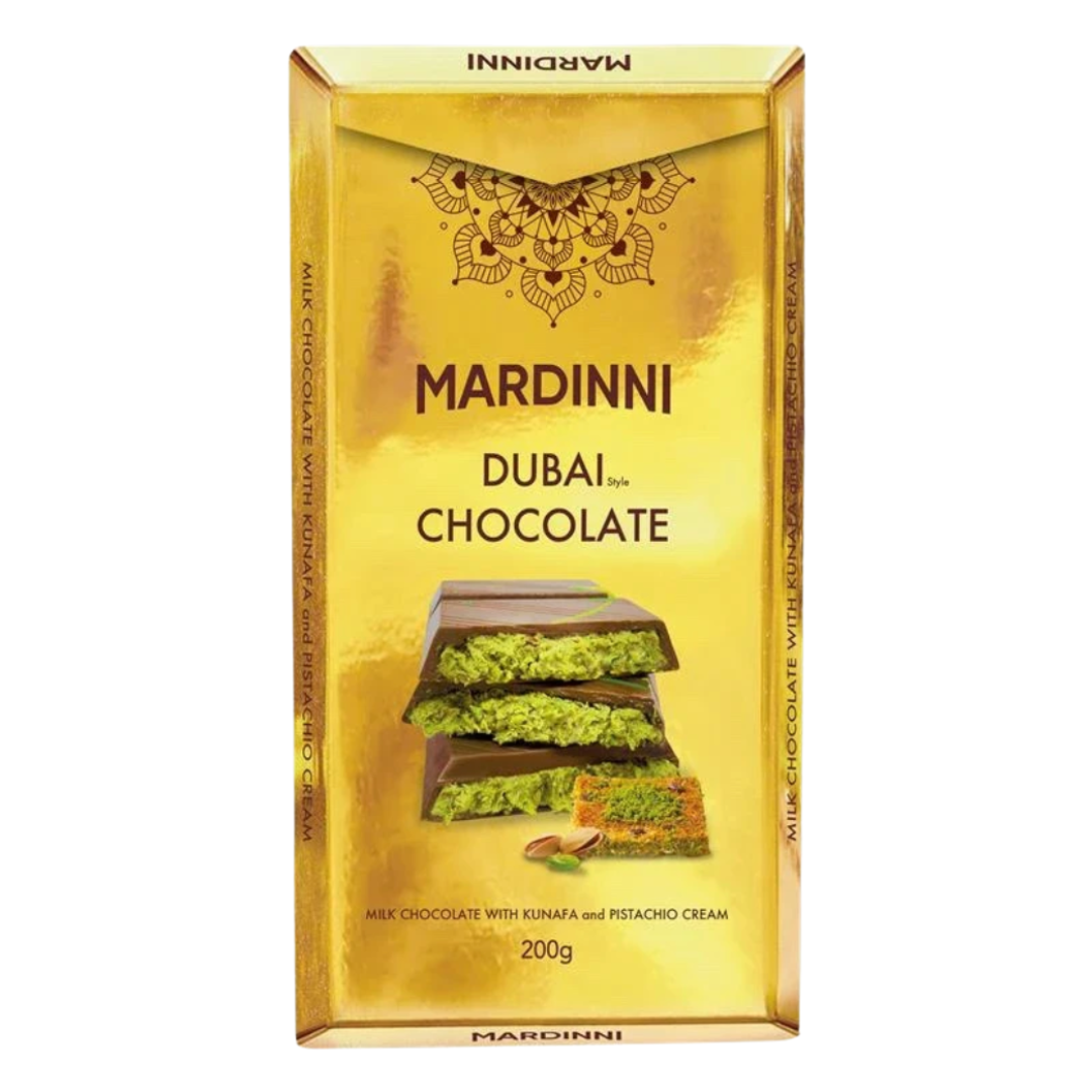 Mardinni Dubai Chocolate With Kunafa & Pistachio Cream 6 x 200g