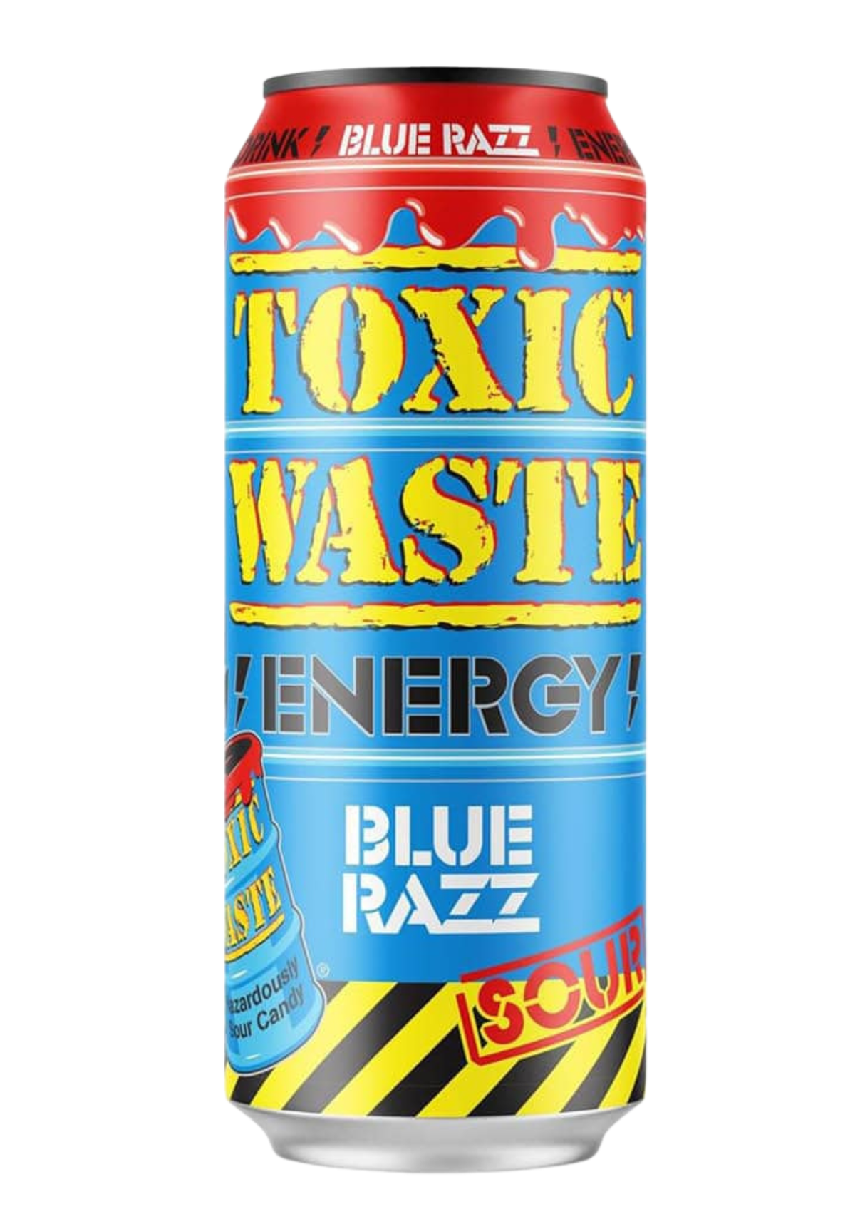 Toxic Waste Energy Drink Sour Blue Razz 12 x 500ml