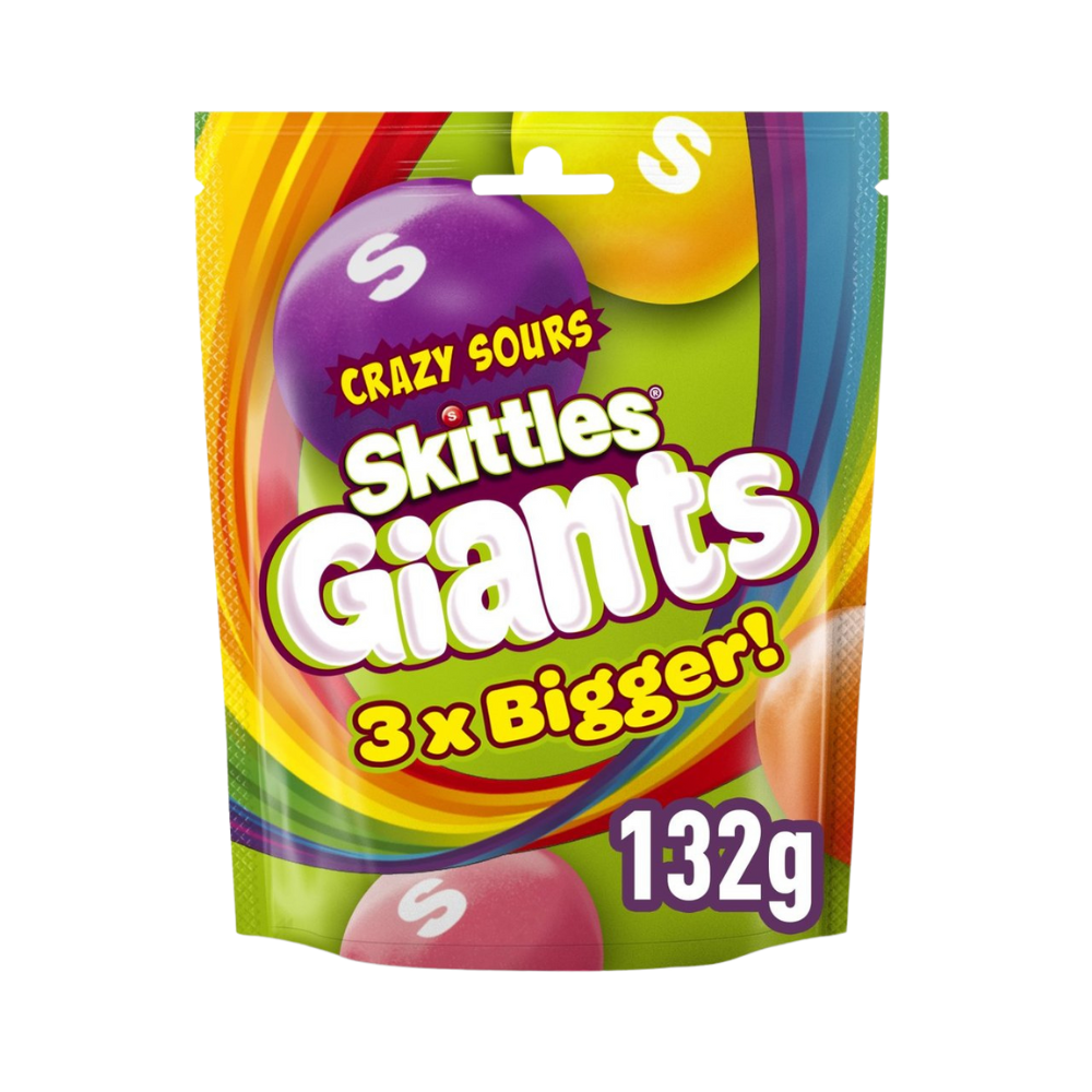 Skittles Giant Crazy Sours 15 x 132g