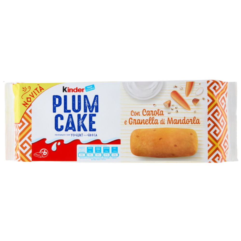 Kinder Plumcake Carrot 15 x 192g DDM 2026-03