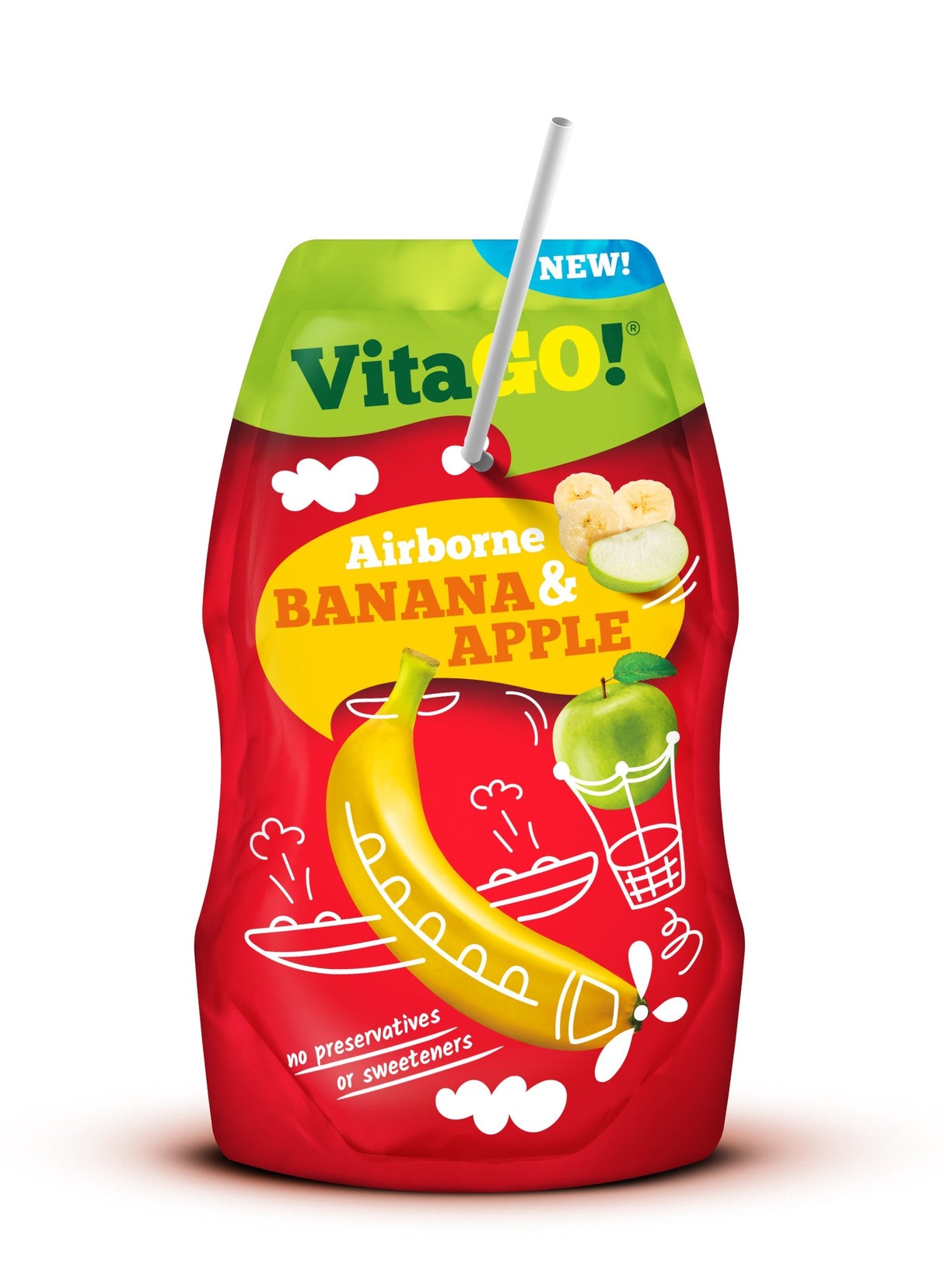 Vitago Banana & Apple 8 x 200ml