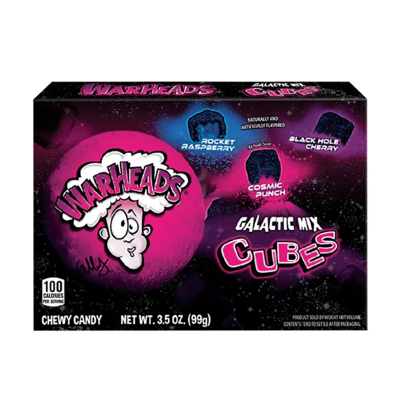 Warheads Galactic Mix Cubes 12 x 99g