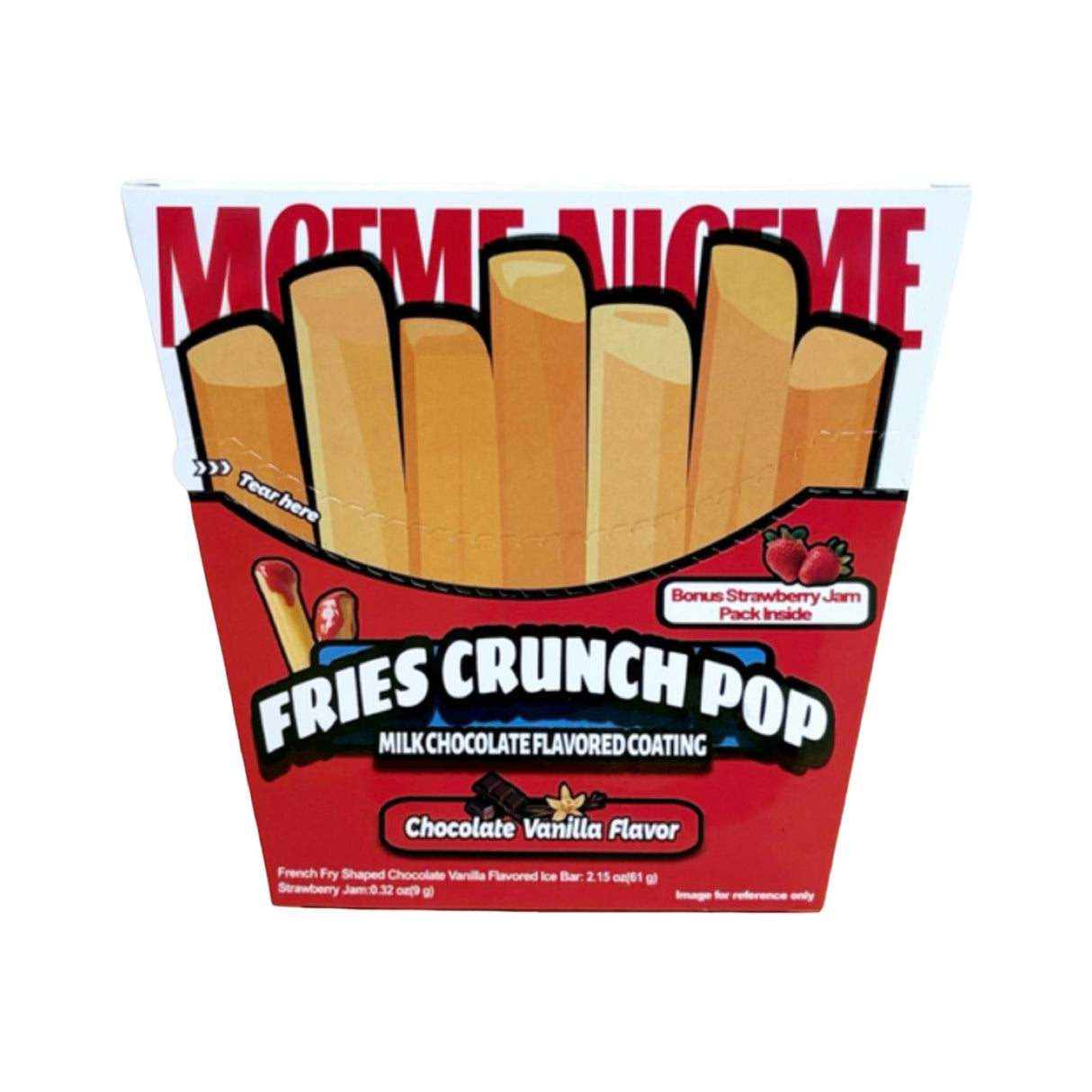 Fries Crunch Pop Chocolate Vanilla Flavour 24 x 70g